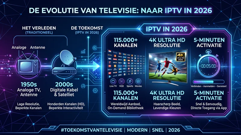 IPTV kopen in 2026 infographic