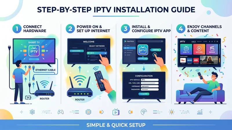 Installatie stappenplan IPTV Nederland
