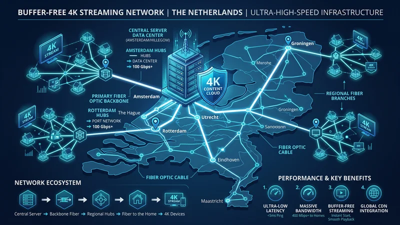 Infographic IPTV Nederland 4K netwerk stabiliteit