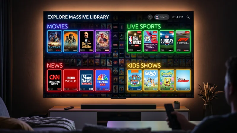 Beste IPTV abonnement 4K kanalen overzicht