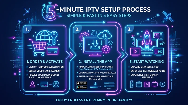Infographic Beste IPTV abonnement voordelen