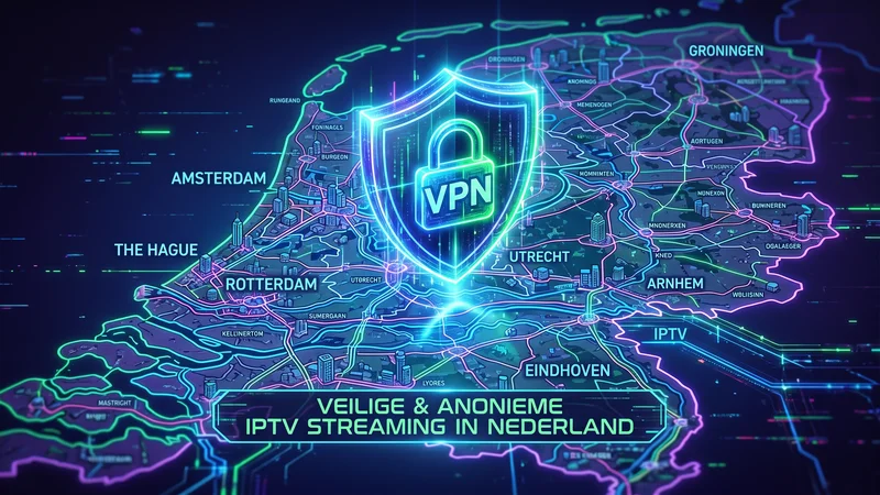 IPTV kopen Nederland anoniem VPN schild 2026