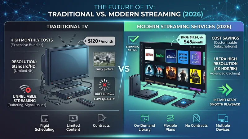 Infographic voordelen IPTV kopen vergelijking