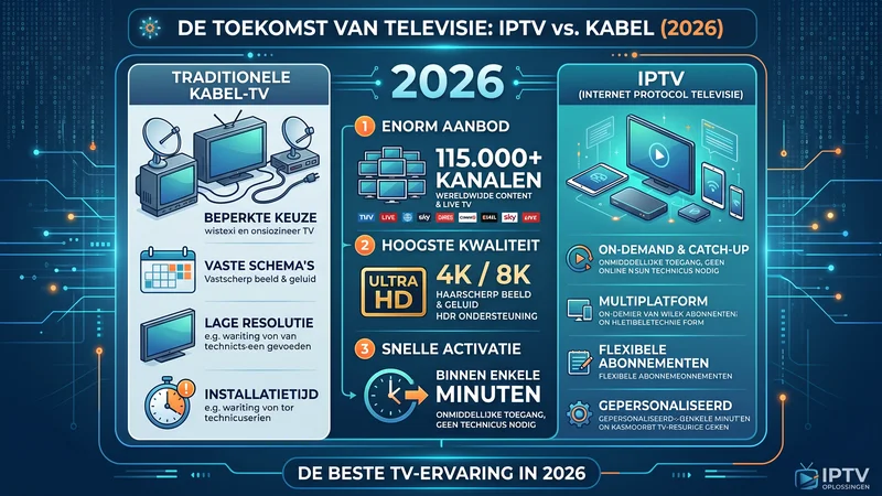 IPTV Nederland infographic kanalen
