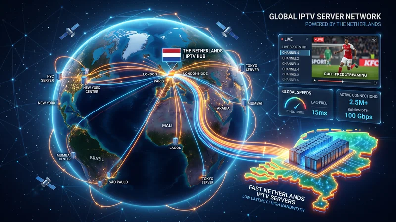 IPTV Nederland abonnement infographic